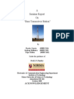 A Seminar Report On "Base Transceiver Station": Acknowledgement