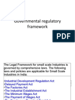 Governmental Regulatory Framework