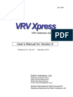 IZE13001 VRVXpress Manual