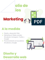Portafolio servicios marketing diseño web redes sociales