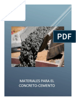 Materiales para El Concreto-Cemento