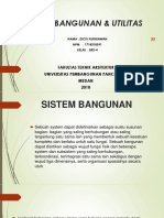 Sistem Bangunan & Utilitas: Fakultas Teknik Arsitektur Universitas Pembangunan Panca Budi Medan 2018