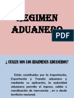 Regimen Aduanero