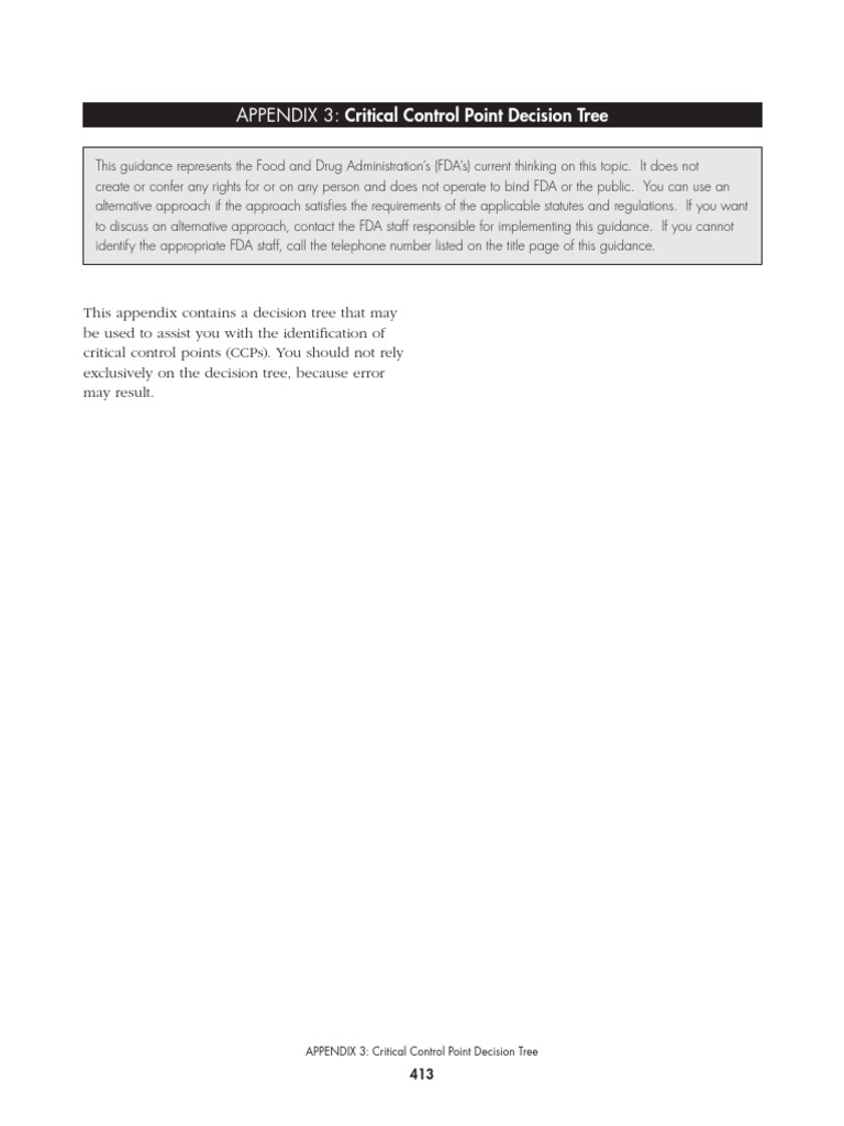 Codex Decision Tree | Download Free PDF | Food And Drug Administration ...