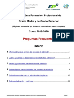 123377-Preguntas Frecuentes Admisión FP 19 - 20 Ciudadanos PDF