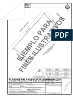 07 Ejemplo Plano de Finca Nueva Por Desmembración