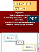 ENGLISH Q2 Cause and Effect. Cot Final