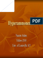 hyperammonemia