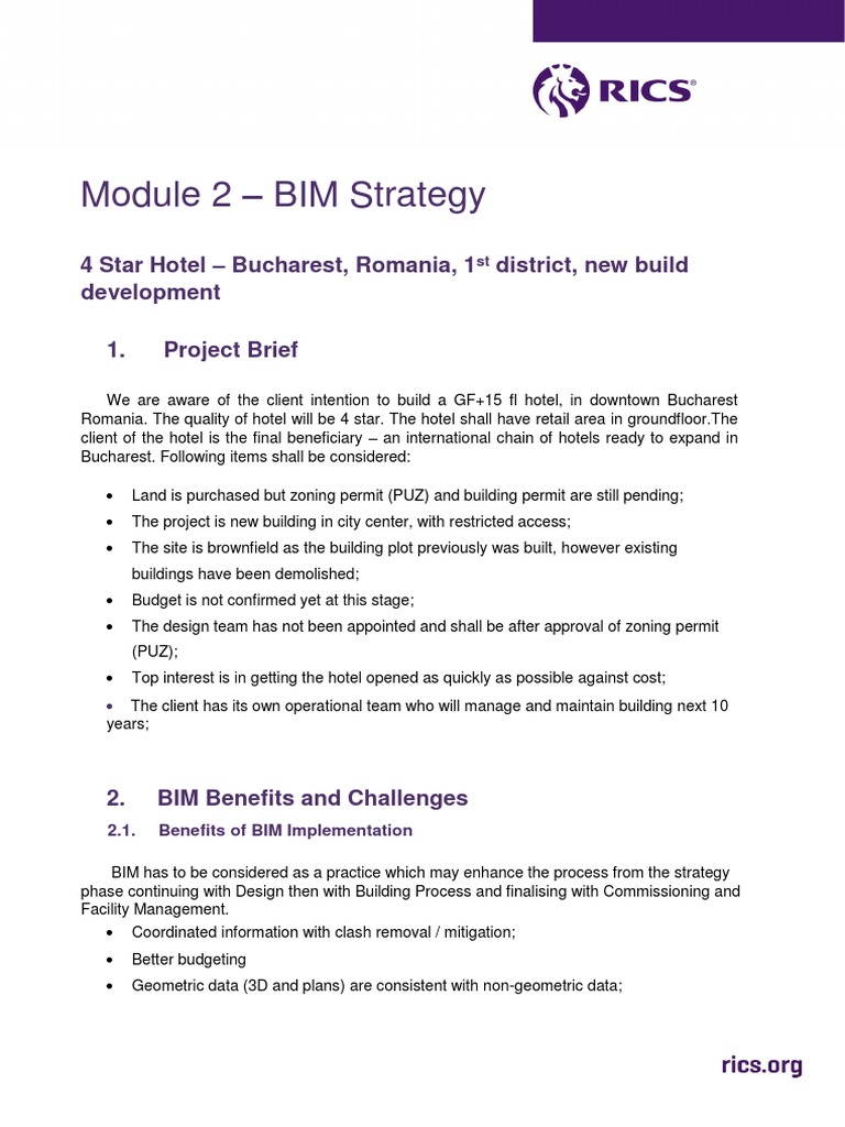 Dan Stroescu - Module 2 - The EIR | PDF | Building Information Modeling ...