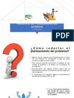 Tema 2.1.2 Redacción del Planteamiento del problema