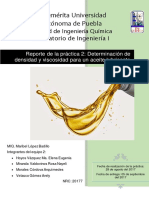 Determinación de Densidad y Viscocidad de Aceite Lubricante PDF