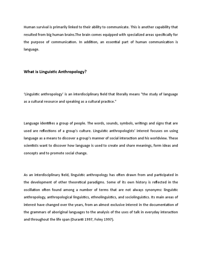 RESEARCH METHODS IN LINGUISTIC ANTHROPOLOGY PDF intelligence overview