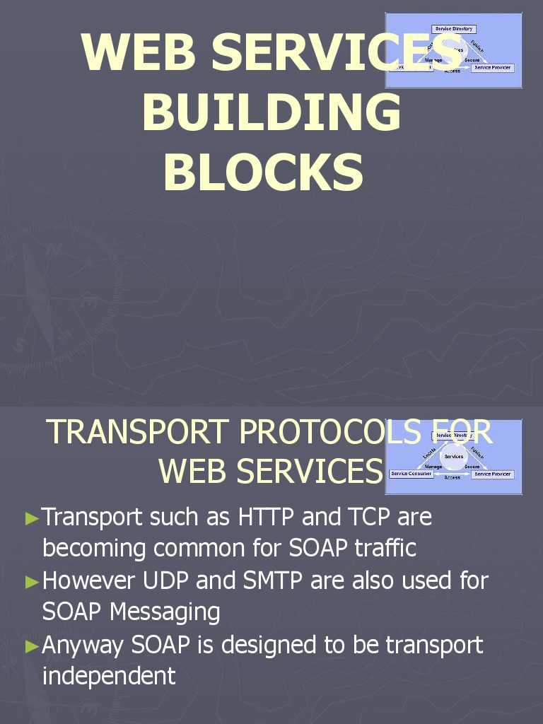 Web Services Building Blocks | PDF | Soap | Web Service