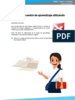 M1 - B4 - Actividad Sesión de Aprendizaje PDF