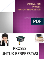 Motivasi Proses Untuk Prestasi