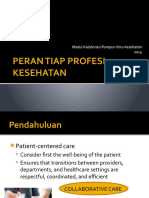 Peran Tiap Profesi Kesehatan