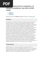 El Microbioma Del Tracto Respiratorio y La Inflamación Pulmonar