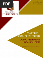 Texto - Como Preparar Bons Slides