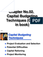 2-Capital Budgeting Techniques