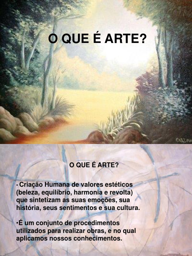 Definição e Importância da Arte | PDF | Humano | Estética