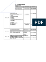 Jadwal Pemateri Diklat PUSRI