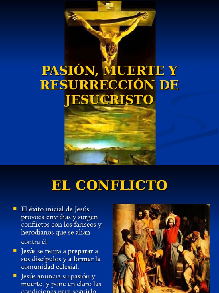 Cap.4 Pasión, Muerte y Resurrección de Jesucristo | PDF | La ...