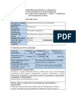 Guia de Actividades Pensamiento Critico Fase 2