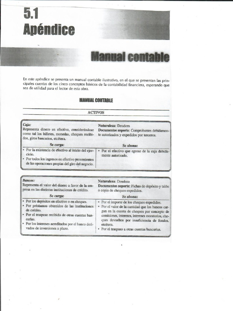 Manual Contable | PDF | Contabilidad y Auditoria
