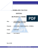 Memoria SPT Aliviadero Eni PDF