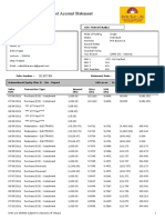 Internet Account Statement: Non-Transferable