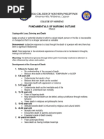 Fundamentals of Nursing Outline