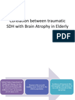 Corelation SDH Brain Atrophy