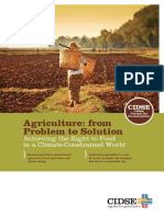 Agriculture: From Problem To Solution: Achieving The Right To Food in A Climate-Constrained World