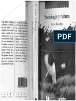 P. Bourdieu Sociología y Cultura pp.55-79 PDF