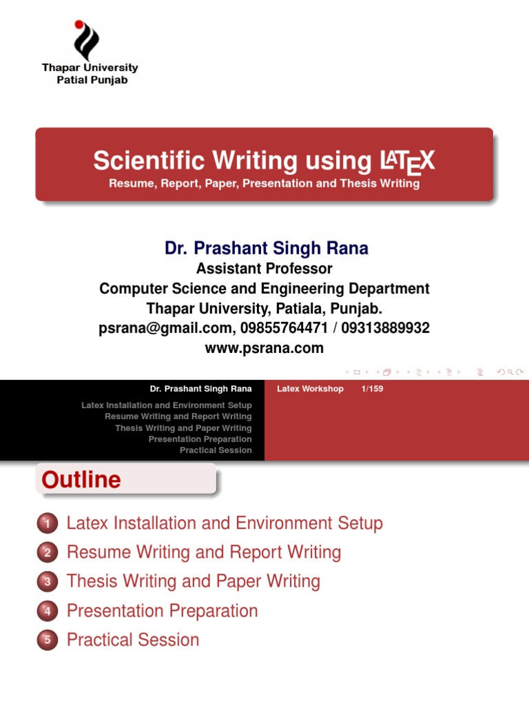 Scientific Writing with LaTeX Guide | PDF | Te X | Thesis