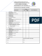 Ceklis Kelengkapan Dokumen Asesmen