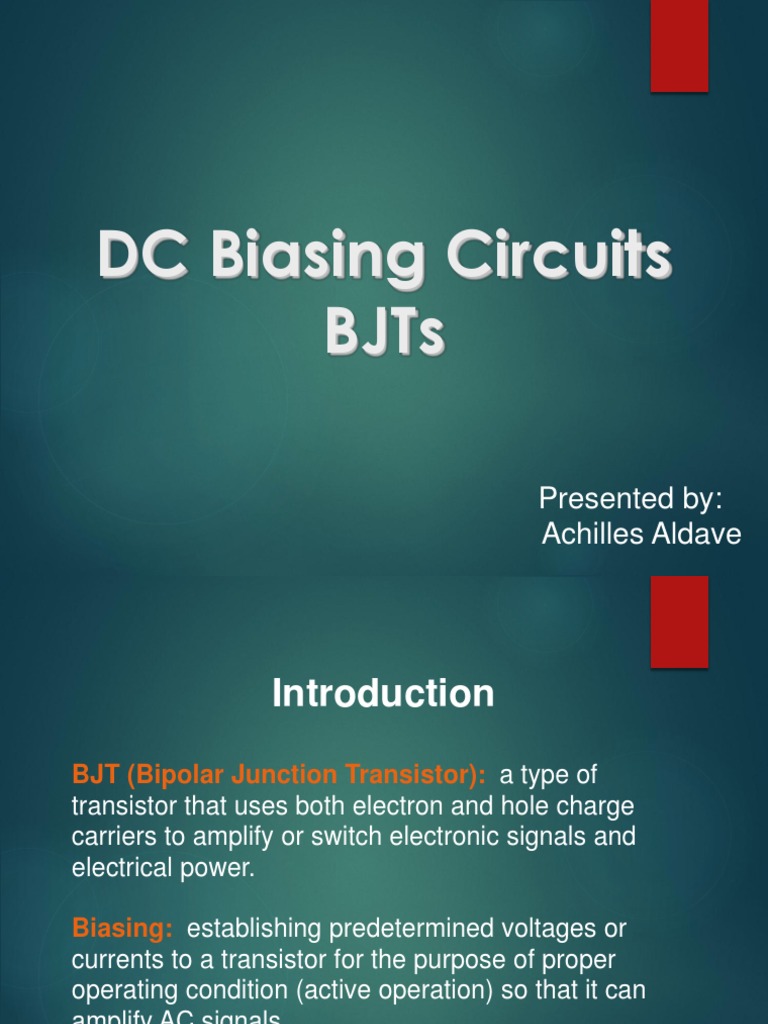 BJT Biasing for Electronics Students | PDF | Science & Mathematics