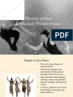 Brief History of Jazz & Musical Theatre Dance