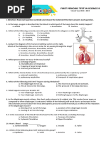 Grade 9 Science Exam Review Questions | PDF | Lung | Heart