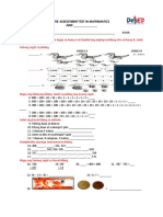 Pre-Test - Mathematics 2