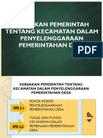 SPB 2.1 Pokok Penyelenggaraan Pemdes