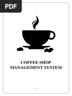 Coffee Shop Management System