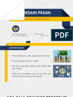 PRINSIP DESAIN PESAN DALAM KOMUNIKASI PEMBELAJARAN