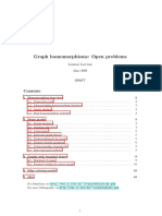 Graph Homomorphisms: Open Problems: L Aszl o Lov Asz June 2008