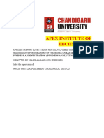 Apex Institute of Technology: Masters in Business Administration (Business Analytics)