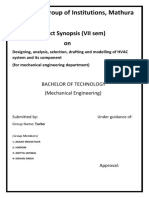 Synopsis For Btech4 Year