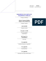 PLDT 2006 Form 17 A