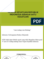 Negara Kesatuan Republik Indonesia Sebagai Satu Kesatuan