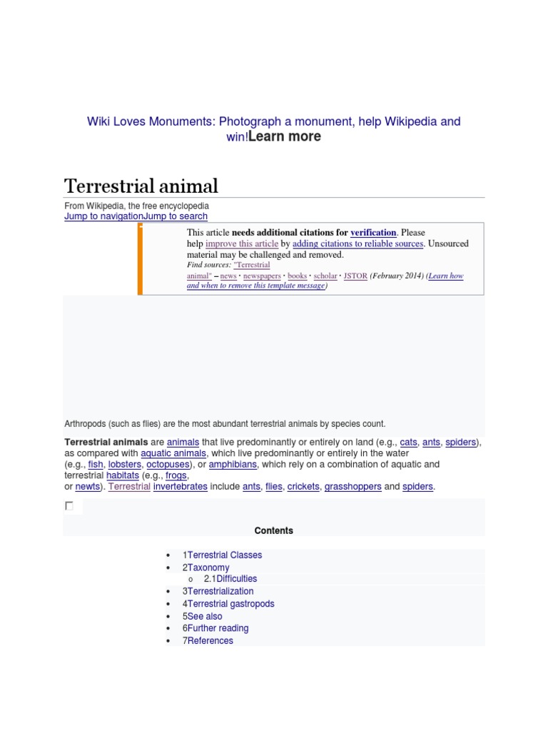 Wiki Loves Monuments PDF Organisms Ecology