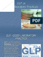 GLP or Good Laboratory Practices